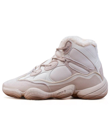 Adidas Yeezy Boost 500 High Beige Winter С МЕХОМ