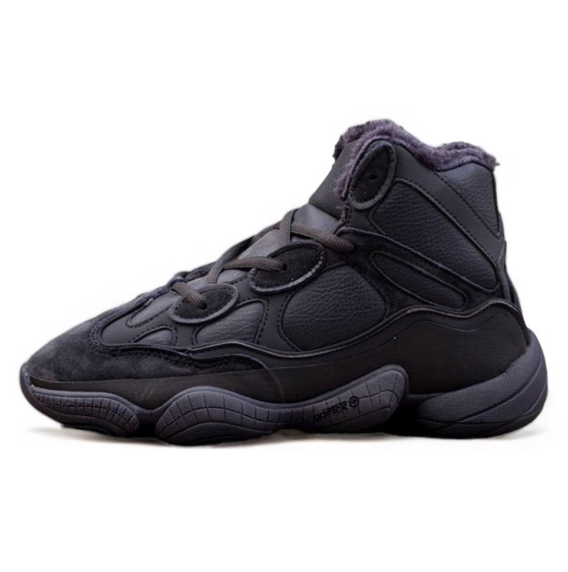 Adidas Yeezy Boost 500 High Black Winter С МЕХОМ