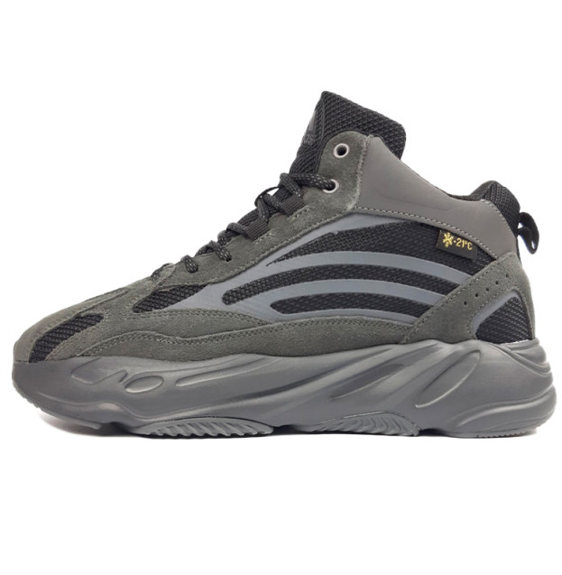 Adidas Yeezy Boost 700 High Dark Grey Winter С МЕХОМ