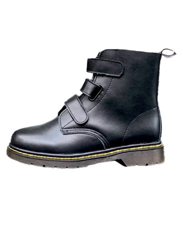 Dr. Martens 1460 Coralia Venice Mono Smooth Leather Lace Up Boots Black