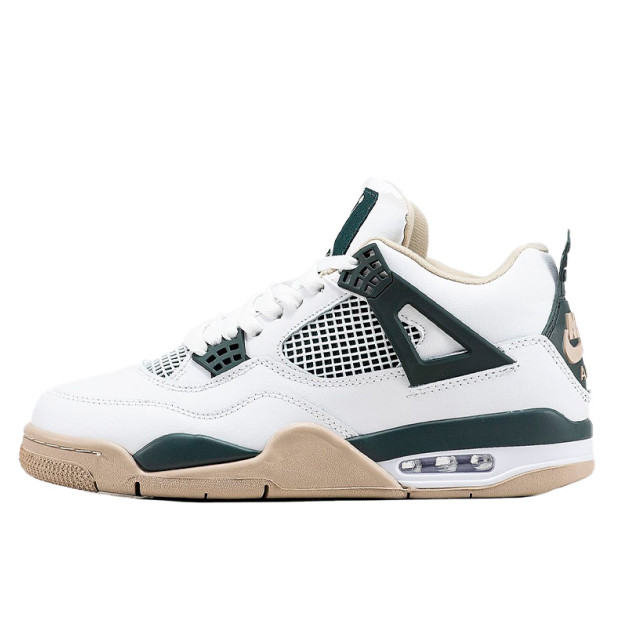 Jordan 4 White Green Beige