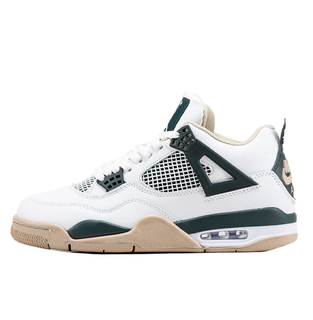 Jordan 4 White Green Beige