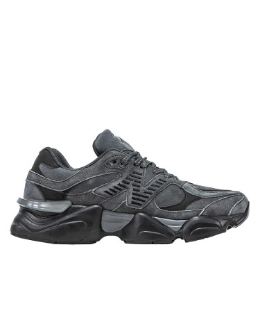 New Balance 9060 Grey Black Winter с Мехом