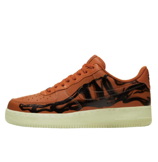 Nike Air Force 1 Low Orange Skeleton CU8067-800