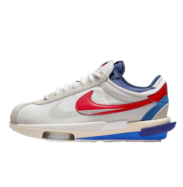 Nike Zoom Cortez SP sacai White University Red Blue DQ0581-100