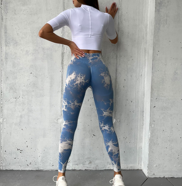 Легінси Небесно Голубі з Push-Up Ефектом