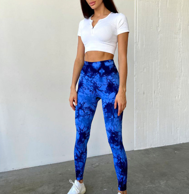 Легінси Темно Сині з Push-Up Ефектом