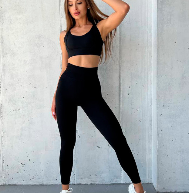 Легінси Чорні з Push-Up Ефектом