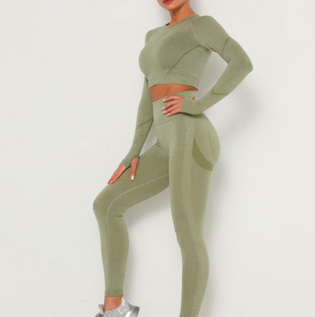 Легінси Оливкові з Push-Up Ефектом