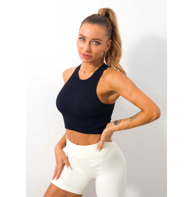 Кроп Топ Спортивний Чорний