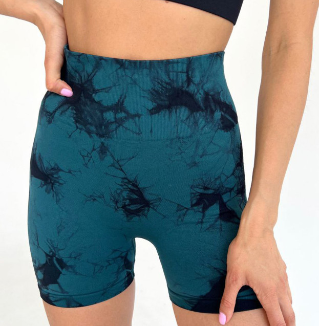 Спортивні Шорти Темно Зелені з Push-Up Ефектом