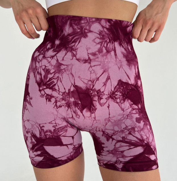 Спортивні Шорти Темно Рожеві з Push-Up Ефектом