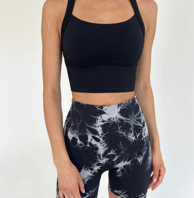 Спортивні Шорти Чорні з Push-Up Ефектом