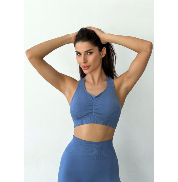 Топ Спортивний Голубий Naqiyayabei