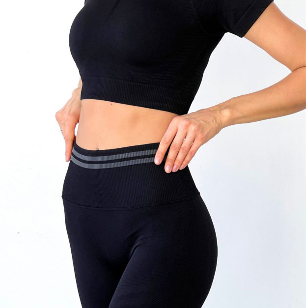 Кроп Топ Спортивний Чорний