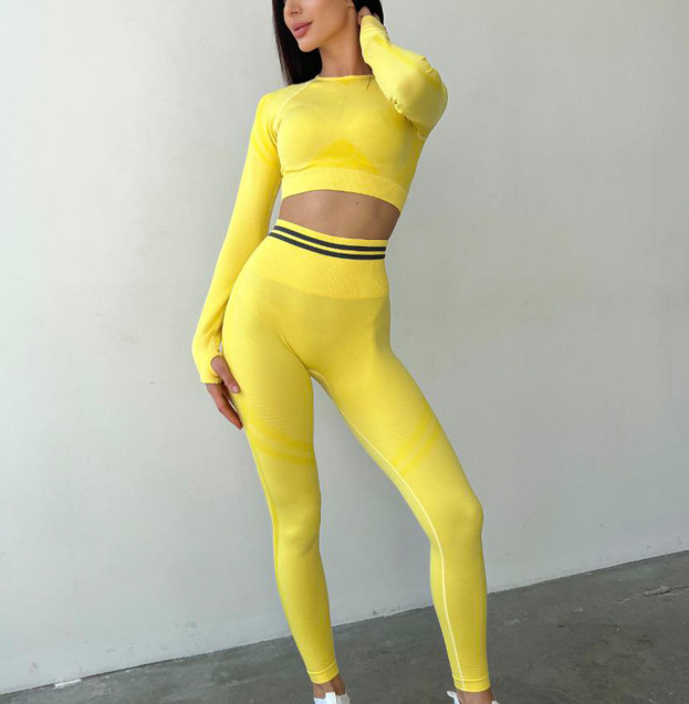 Легінси Жовті з Push-Up Ефектом