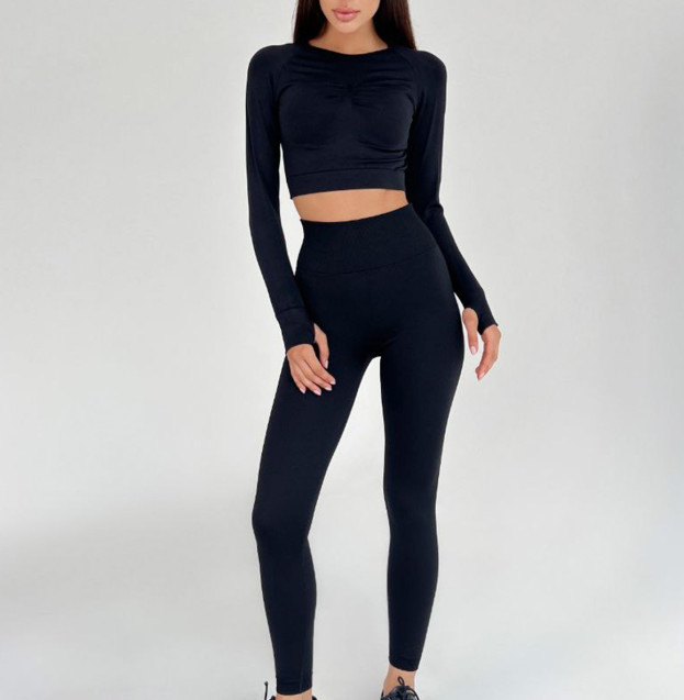 Легінси Чорні з Push-Up Ефектом