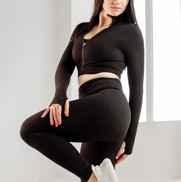 Рашгард на Блискавці Чорний з Візерунком