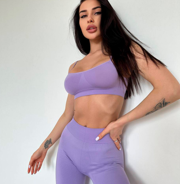 Топ Спортивний Лавандовий