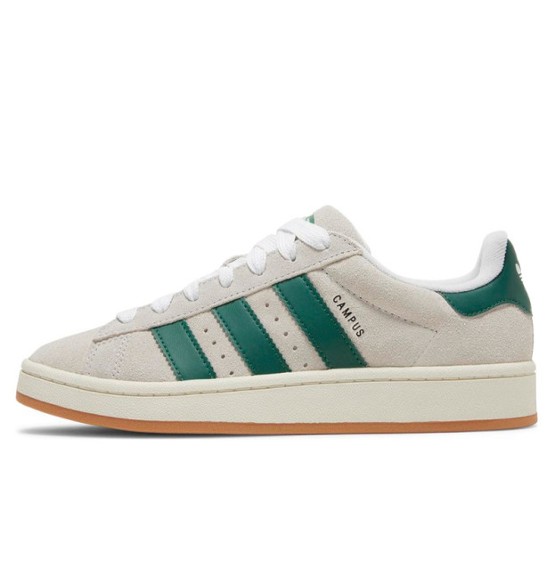 Adidas Campus 00s Crystal White Dark Green GY0038