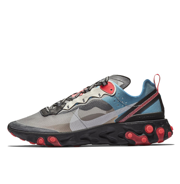 Nike React Element 87 Blue Chill Solar Red AQ1090-006