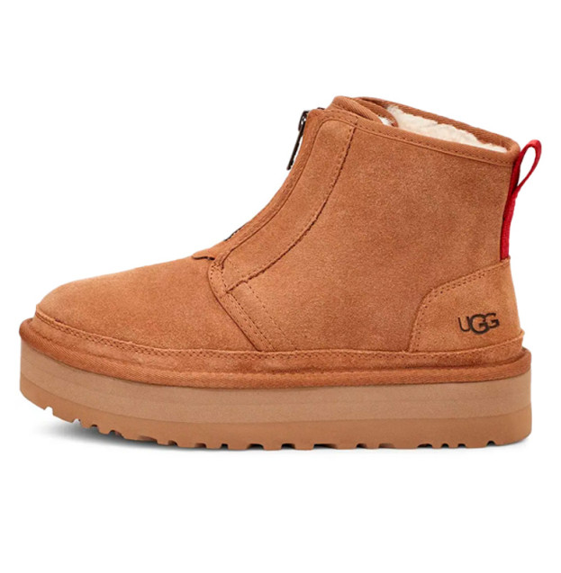 UGG Neumel Platform Zip Chestnut