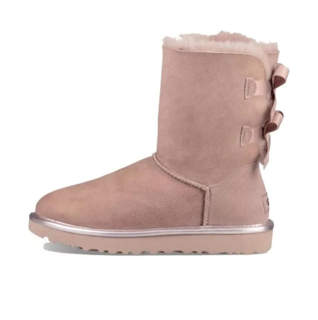 UGG Classic Short Bailey Bow II Metall Pink