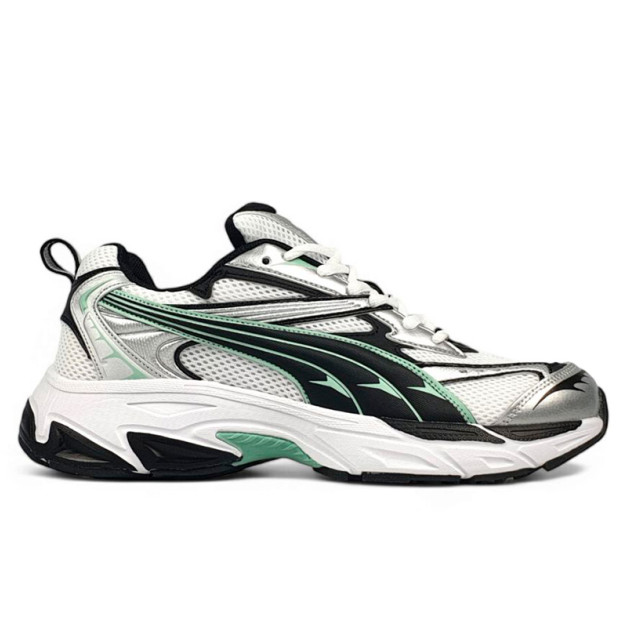 Puma Morphic Base White Green Silver Black