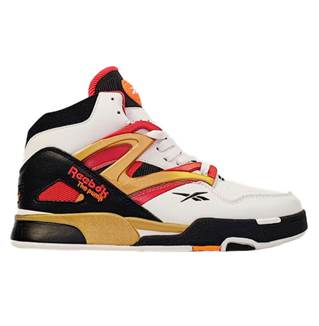 Reebok Pump Omni Zone 2 White Red Mustang