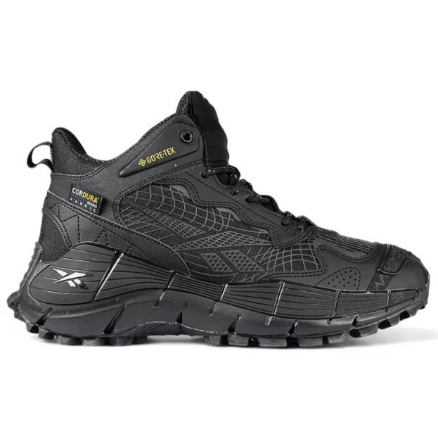 Reebok Zig Kinetica 2.5 Edge Black Grey С МЕХОМ