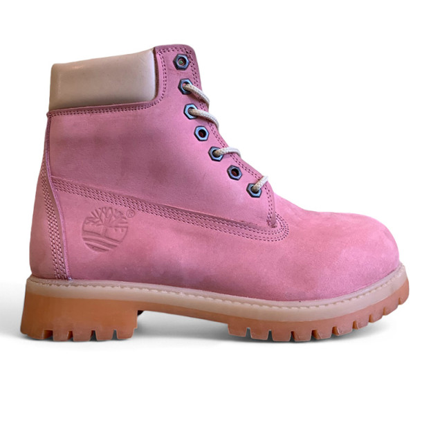 Timberland Classic 6-Inch Boot Pink С МЕХОМ