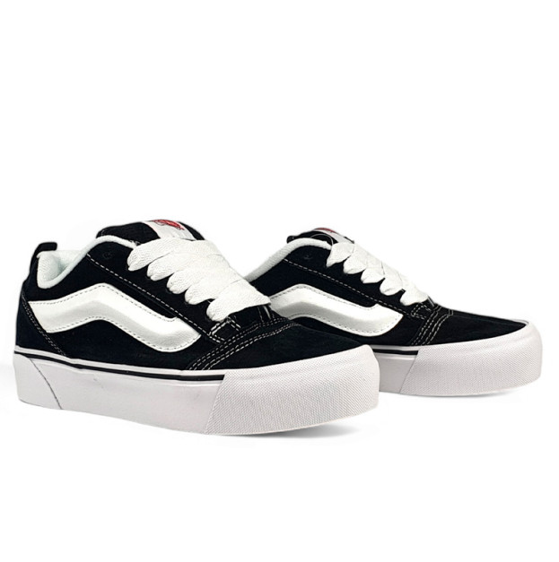 Vans Knu Skool Black Platform White