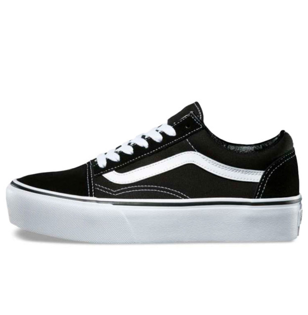 Vans Old Skool Black White Platform Premium