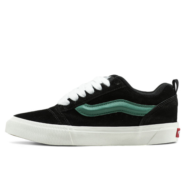 Vans Knu Skool Shoes Black Green White