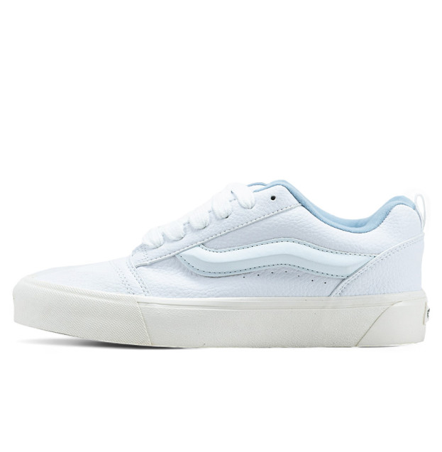 Vans Knu Skool Shoes Leather Blue White VN0009QCDSB1