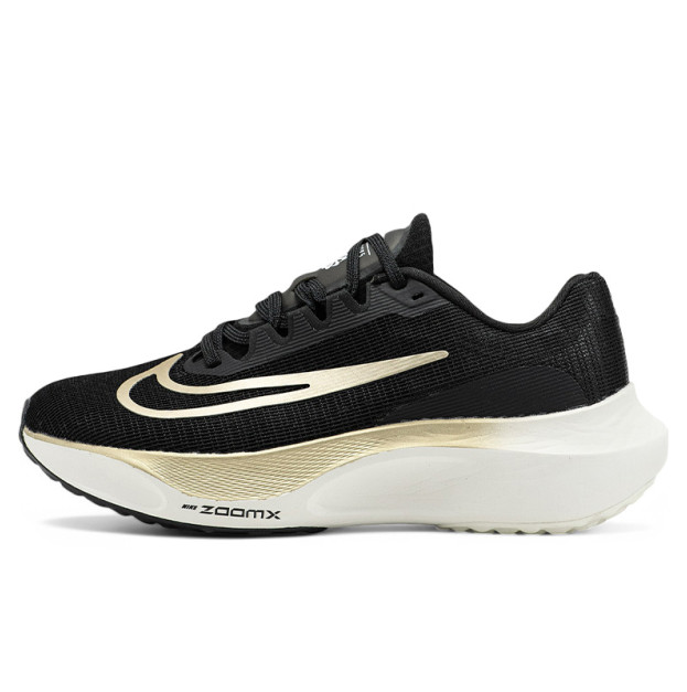 Nike Zoom Fly 5 Black Metallic Gold Grain DM8968-002
