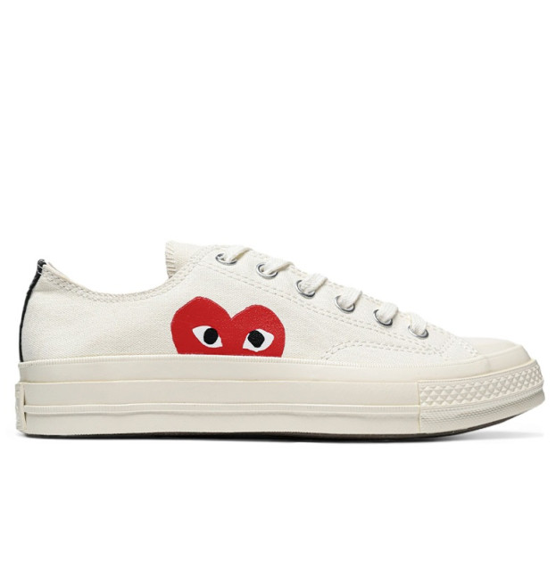 Converse x Comme Des Garcons Play Chuck 70 Low White 150207C