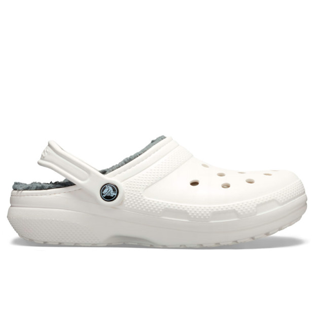 Crocs Classic Lined Clog White Grey