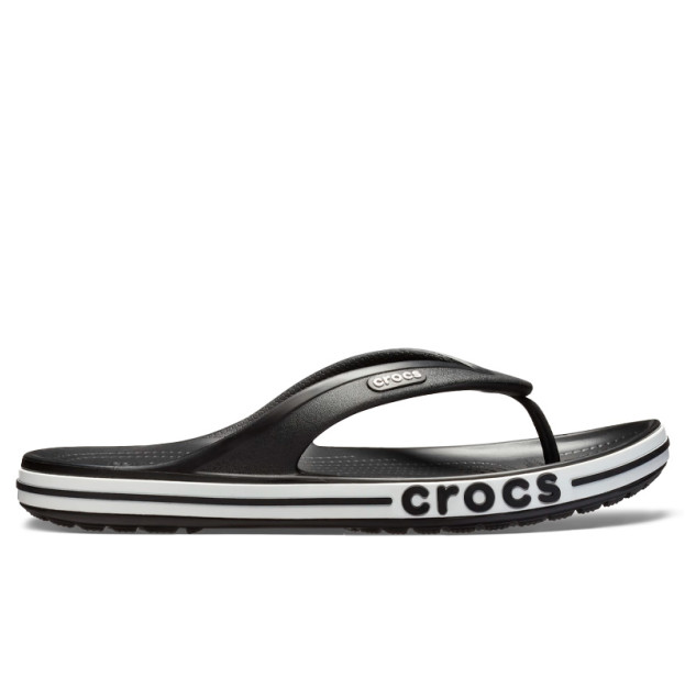 Crocs Bayaband Flip Black White