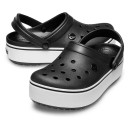 Crocs Crocband Platform Black White