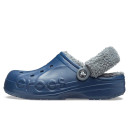 Crocs Baya Lined Fuzz Strap Navy Grey