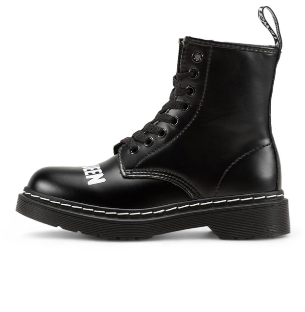 Dr. Martens 1460 Smooth Leather Lace Up Boots З ХУТРОМ