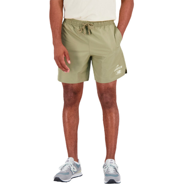 Шорти New Balance Essentials Reimagined Woven MS31519CGN