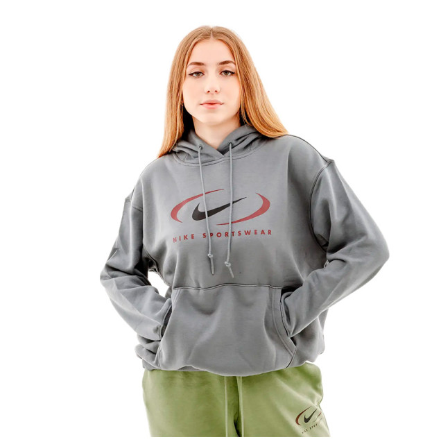 Кофта Nike NS FLC OS PO HD SWSH FN7698-084