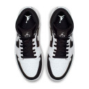Jordan 1 Mid White Black 554724-113