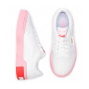 Puma White & Pink Cali Trainers 369155-02