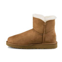 UGG Classic Mini Bailey Button Bling Chestnut