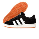 Adidas Campus Black White Winter С МЕХОМ