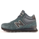 New Balance 574 Grey Suede Winter С МЕХОМ