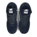 New Balance 574 High Black White Winter С МЕХОМ